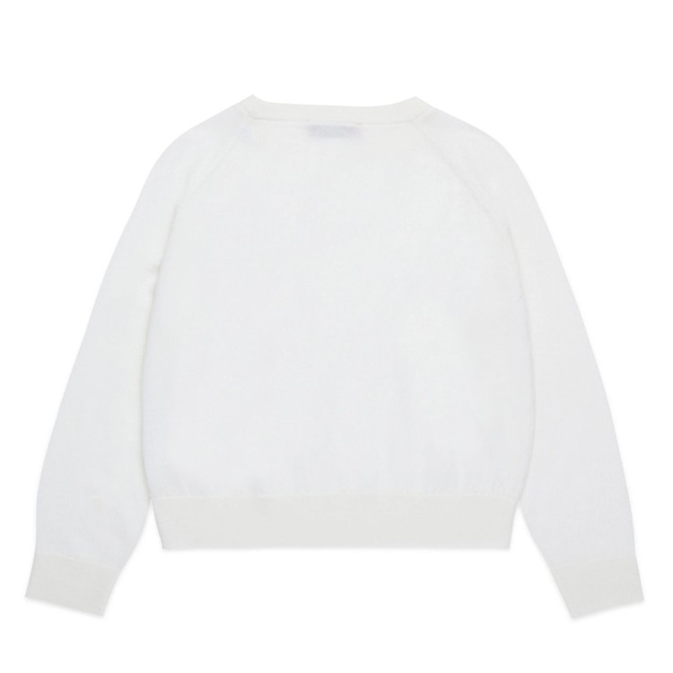 MAX&CO Felpa bianca con stampa bambina