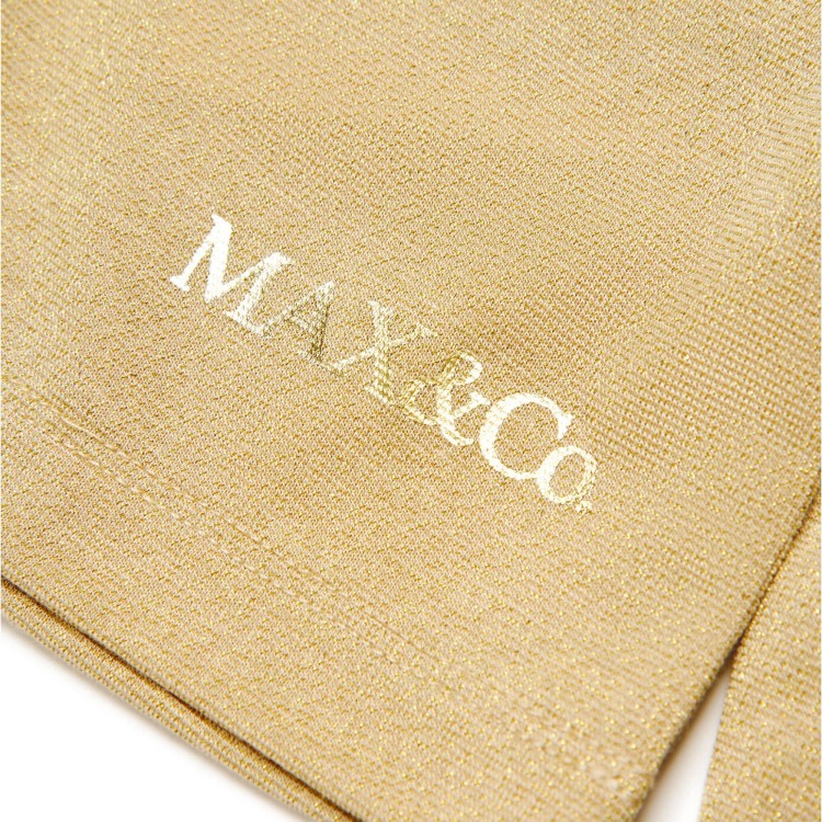 MAX&CO Top oro a collo alto bambina
