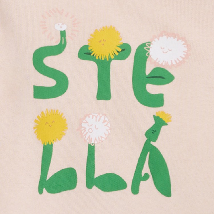 STELLA McCARTNEY Felpa con stampa grafica neonata