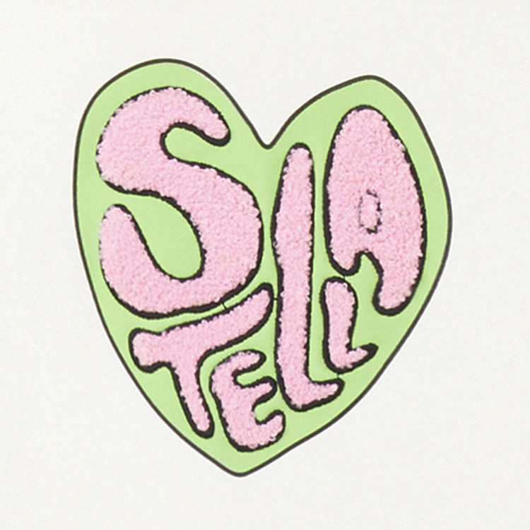 STELLA McCARTNEY Felpa avorio con cappuccio e stampa bambina