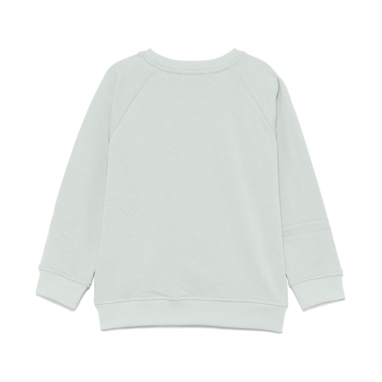 STELLA McCARTNEY Felpa verde chiaro con stampa bambina