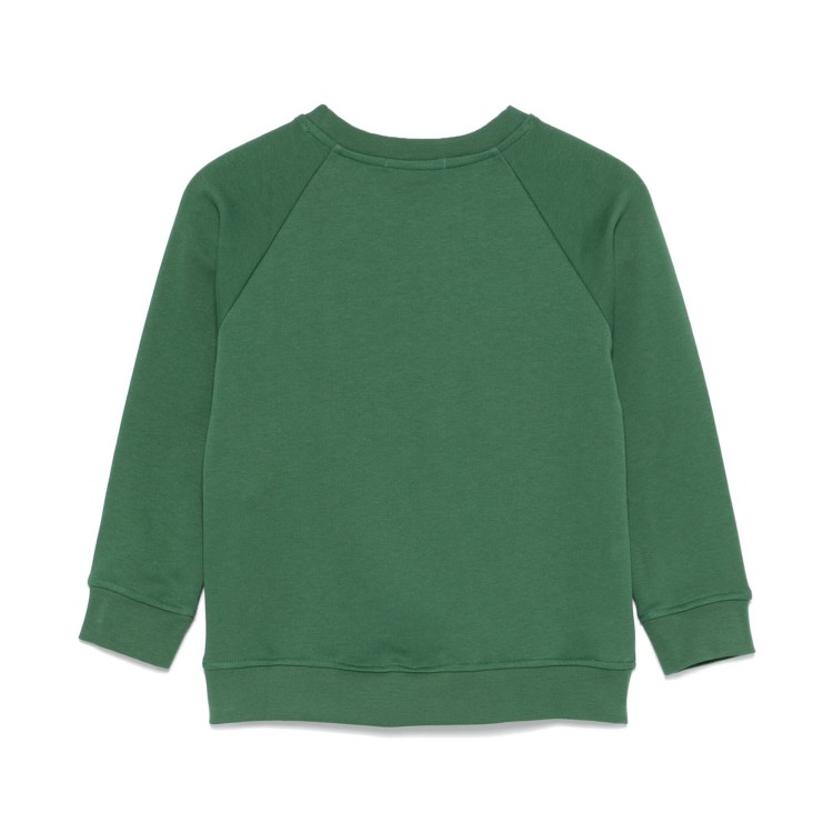 STELLA McCARTNEY Felpa verde con stampa bambini