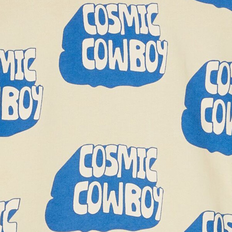 STELLA McCARTNEY Felpa beige Cosmic Cowboy bambino