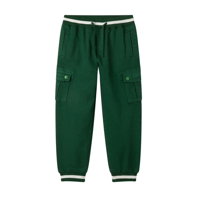 STELLA McCARTNEY Pantaloni cargo verdi bambino