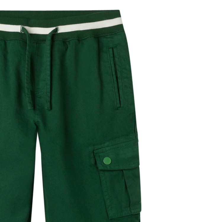 STELLA McCARTNEY Pantaloni cargo verdi bambino