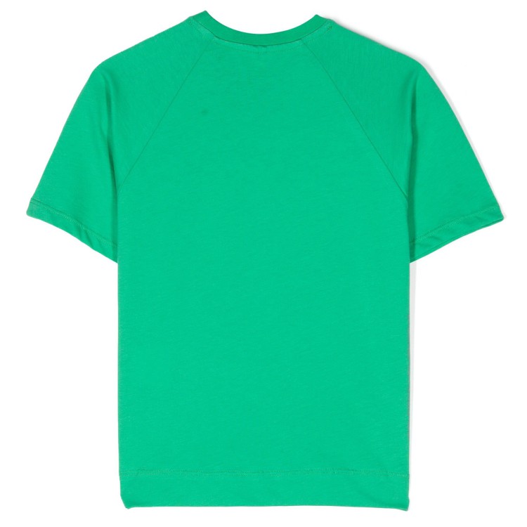 STELLA McCARTNEY T-shirt verde con grafica Stella bambina