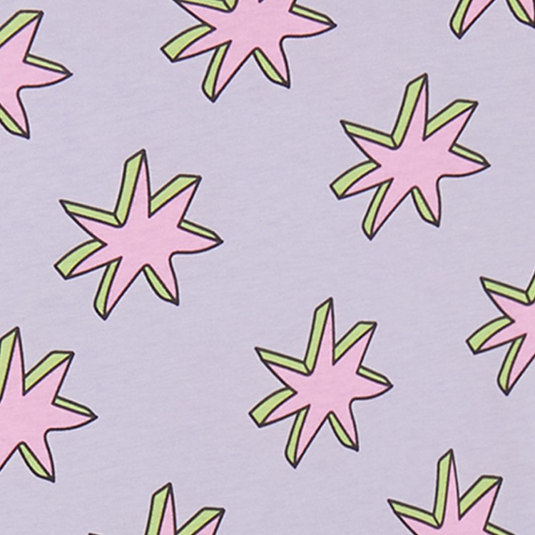 STELLA McCARTNEY T-shirt lilla stampa a fiori bambina