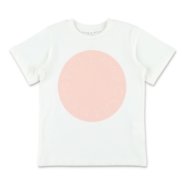STELLA McCARTNEY T-shirt bianca con stampa bambina