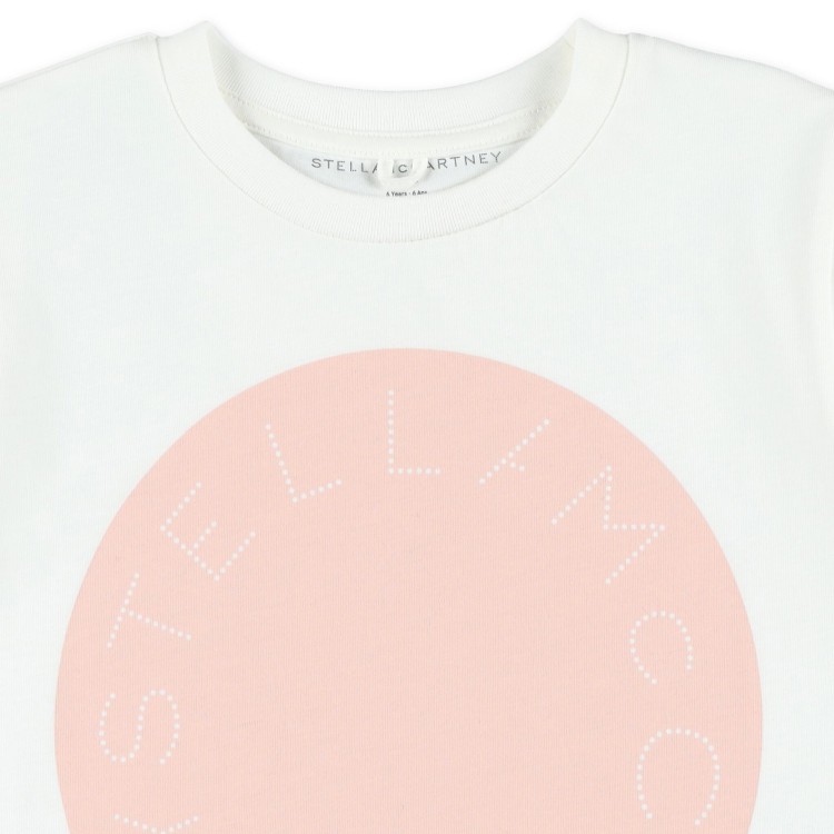 STELLA McCARTNEY T-shirt bianca con stampa bambina