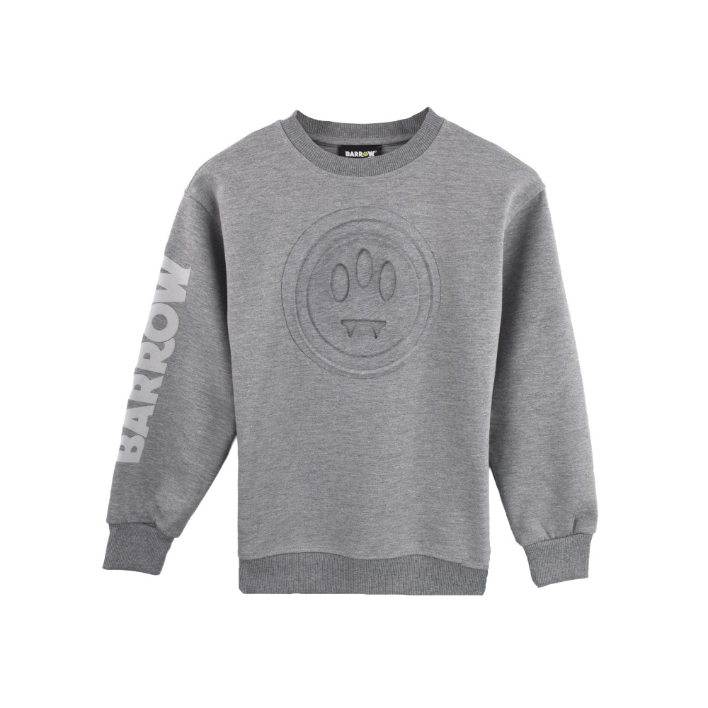 BARROW Felpa grigio melange...