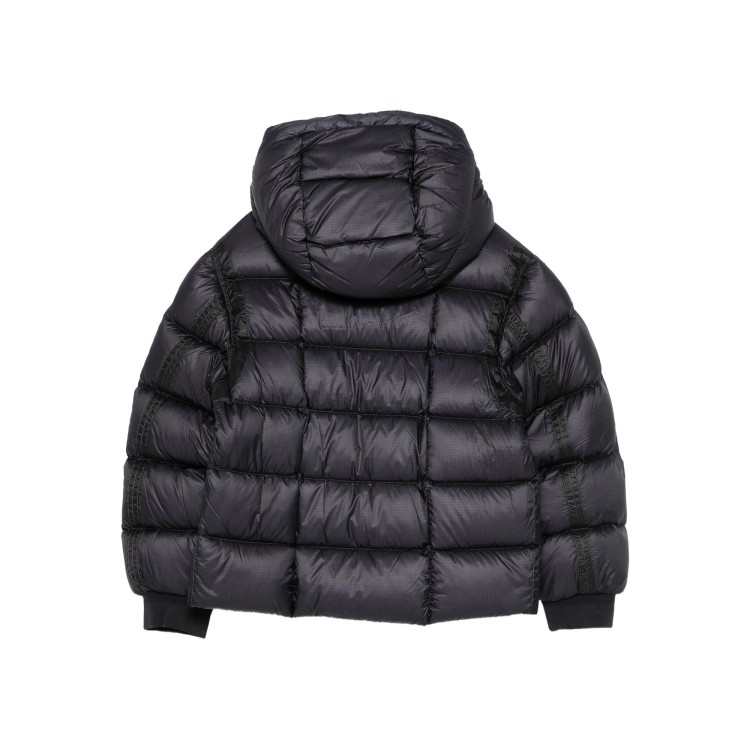 C.P. COMPANY Giubbotto blu navy con piuma bambini