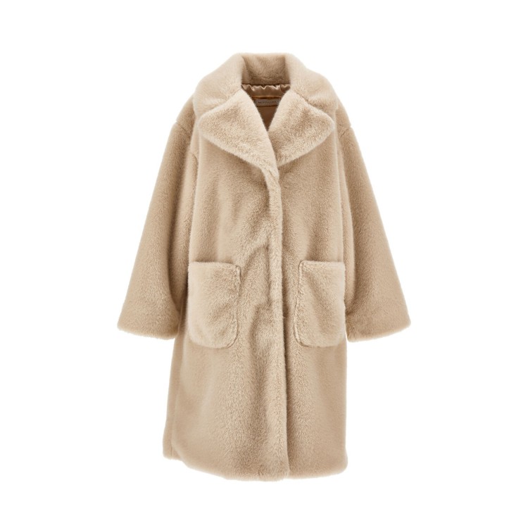MONNALISA Cappotto teddy beige bambina