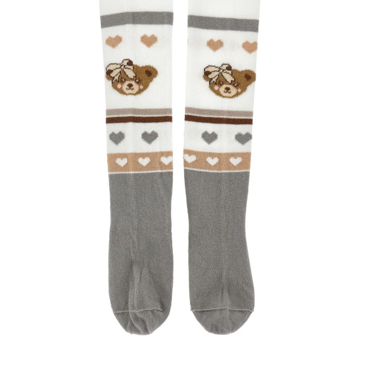 MONNALISA Collant panna con orsetti  bambina