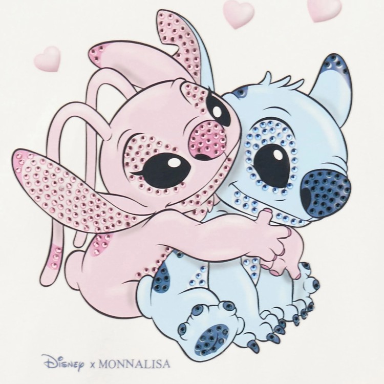 MONNALISA Abito con stampa Stitch bambina