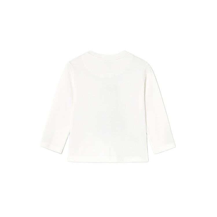 MAYORAL T-shirt panna con animaletto neonato