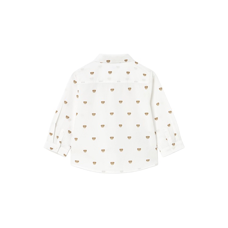 MAYORAL Camicia bianca con orsetti neonato