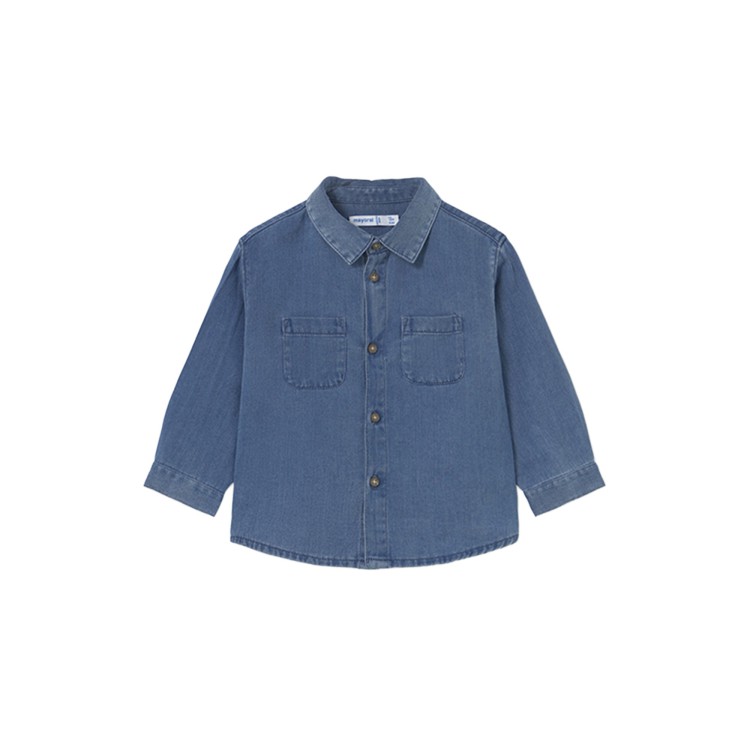 MAYORAL Camicia in denim neonato