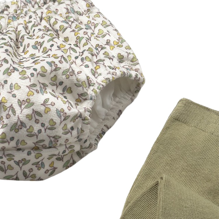 MAYORAL NEWBORN Completo verde 3 pezzi neonata