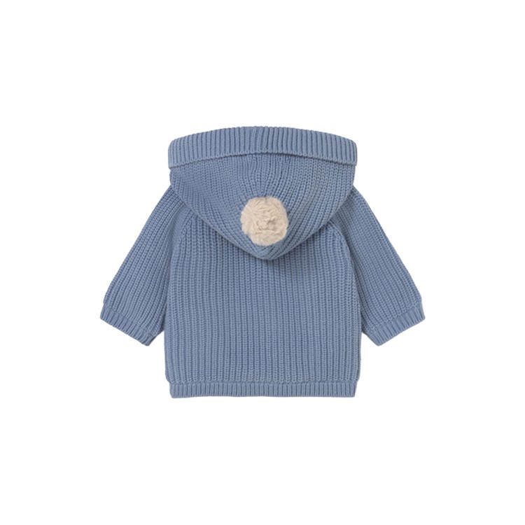 MAYORAL NEWBORN Giaccone azzurro imbottito neonato