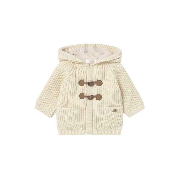 MAYORAL NEWBORN Giaccone crema imbottito neonato