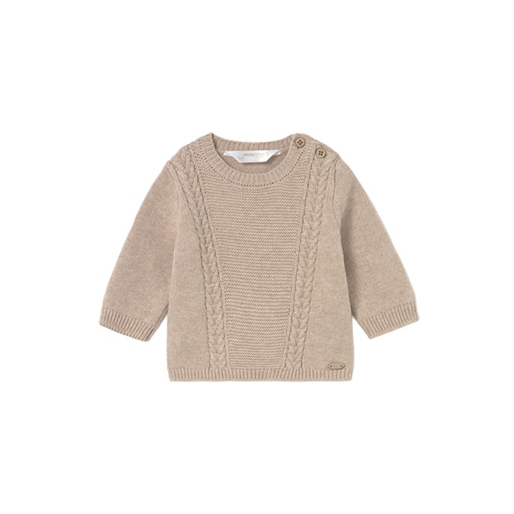 MAYORAL NEWBORN Maglione beige neonati