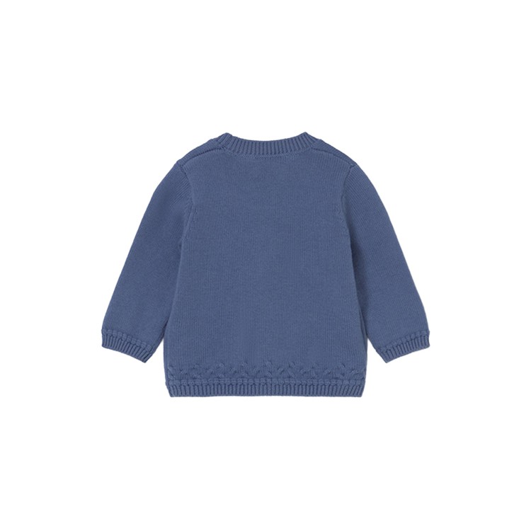 MAYORAL NEWBORN Cardigan azzurro tricot neonato