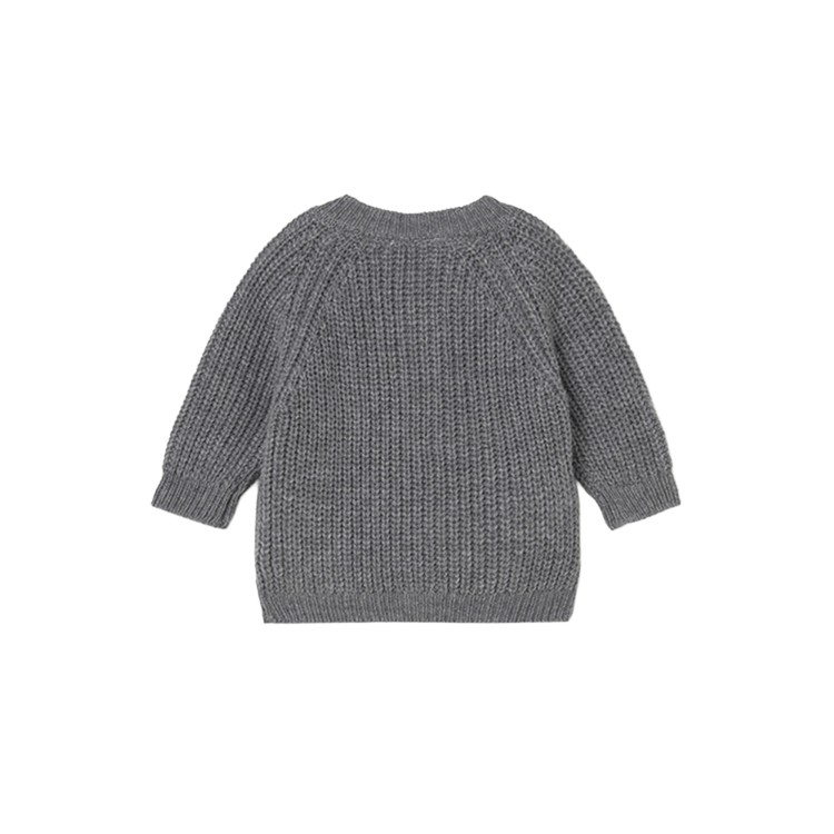 MAYORAL NEWBORN Cardigan grigio neonato