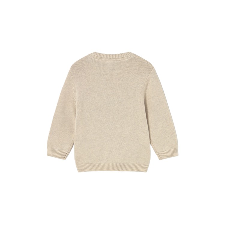 MAYORAL Maglione beige con orsetto neonato