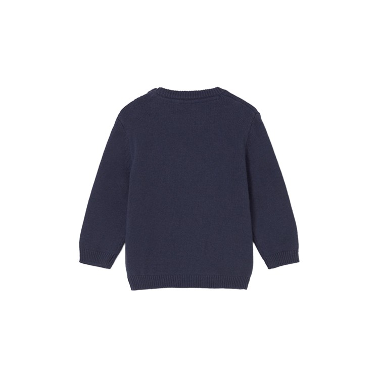 MAYORAL Maglione blu con orsetto neonato