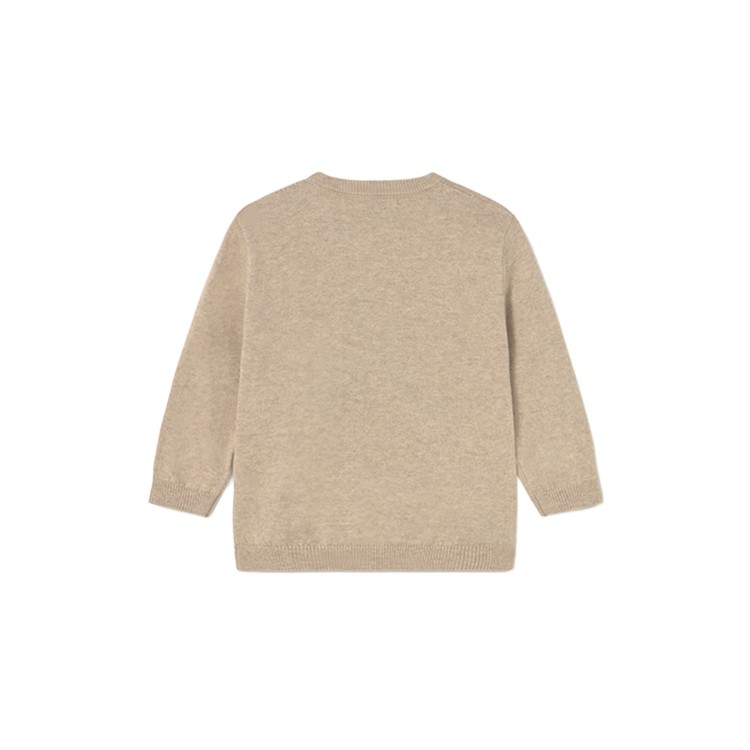 MAYORAL Maglione beige cagnolino neonato