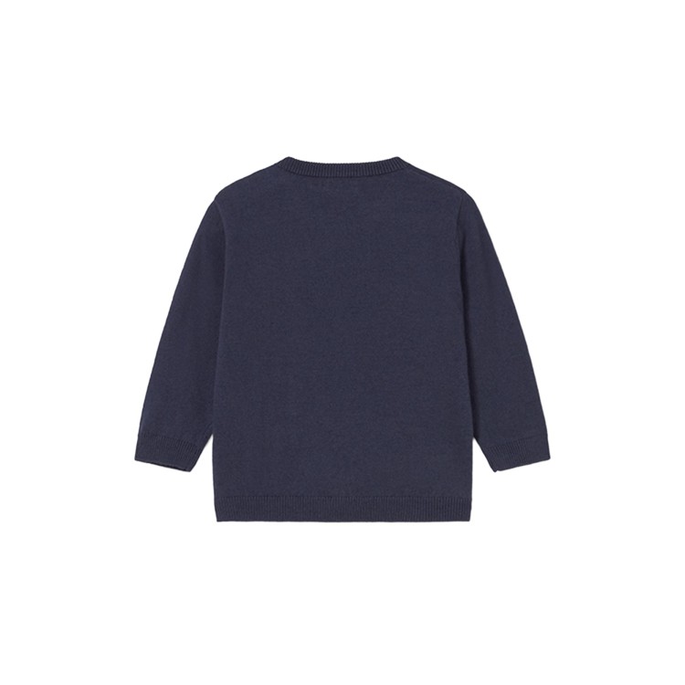 MAYORAL Maglione blu macchinina neonato
