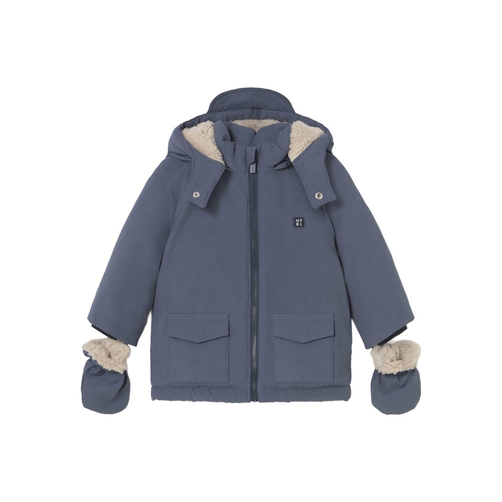 MAYORAL Parka azzurro con...