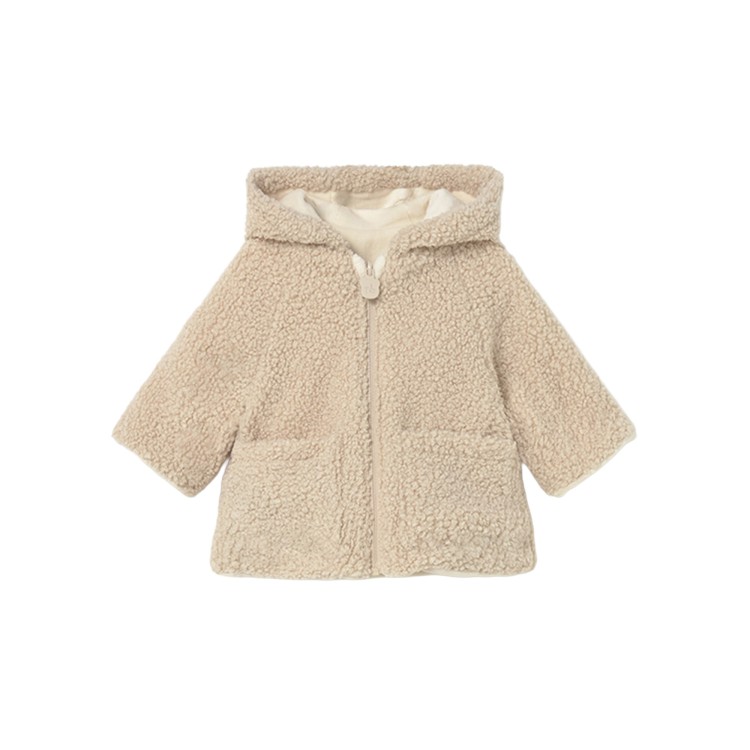 MAYORAL NEWBORN Cappotto reversibile panna neonata