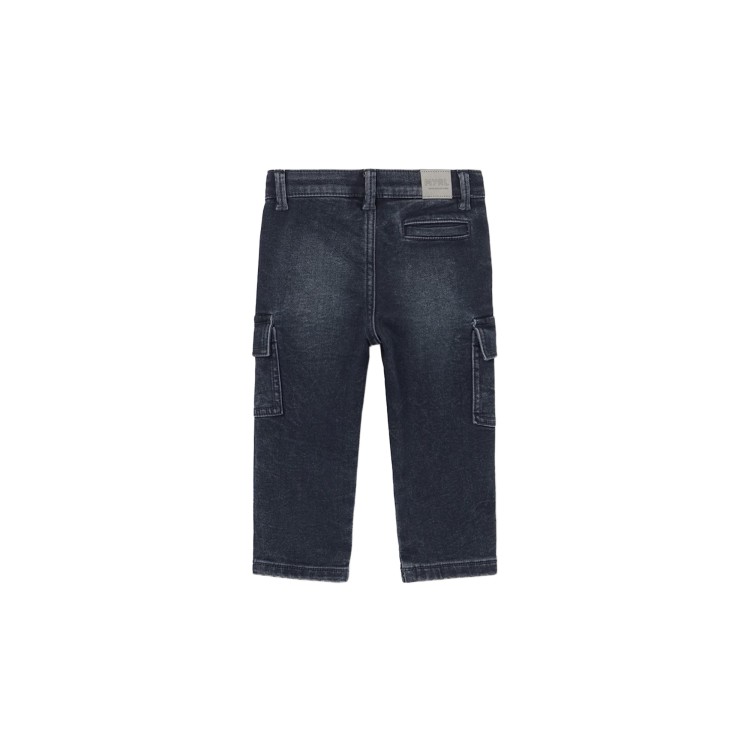 MAYORAL Jeans cargo scuri neonato