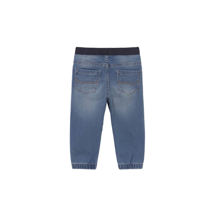 MAYORAL Jogger in jeans azzurro neonato