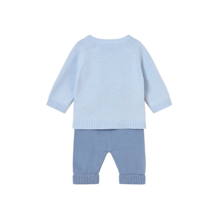 MAYORAL NEWBORN Set 2 pezzi azzurro pantalone e maglia neonato