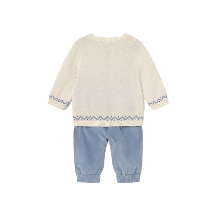 MAYORAL NEWBORN Set 2 pezzi azzurro pantalone e maglia neonato