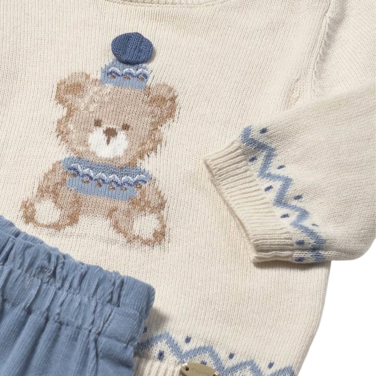 MAYORAL NEWBORN Set 2 pezzi azzurro pantalone e maglia neonato