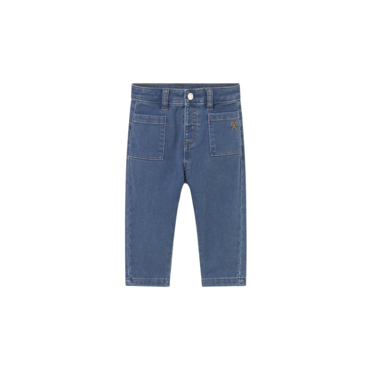 MAYORAL Jeans azzurro basic neonata