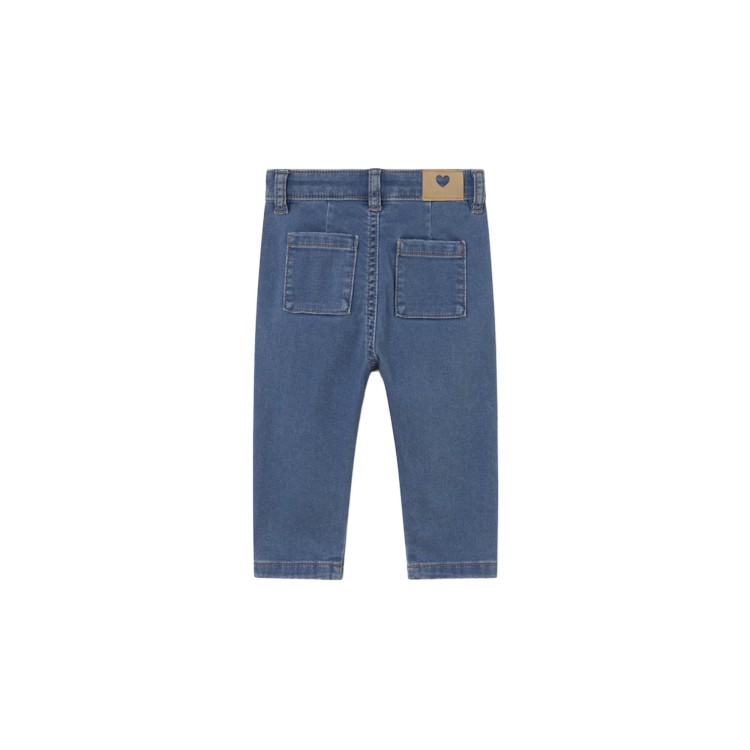 MAYORAL Jeans azzurro basic neonata