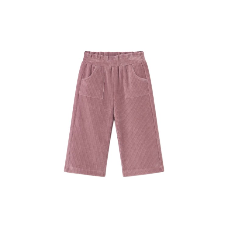 MAYORAL Pantalone rosa in velluto a costine neonata