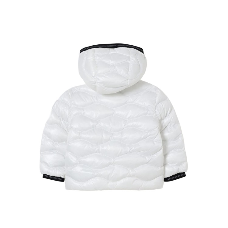 BLAUER Giubbotto Bryant bianco ad onde neonati