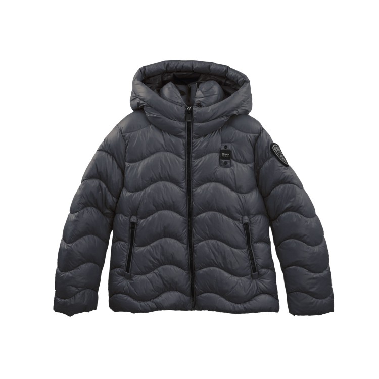 BLAUER Giubbotto Larose antracite trapuntato bambina