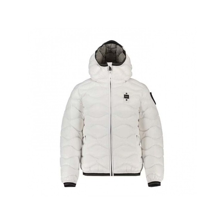 BLAUER Giubbotto Lowell bianco trapuntato bambina