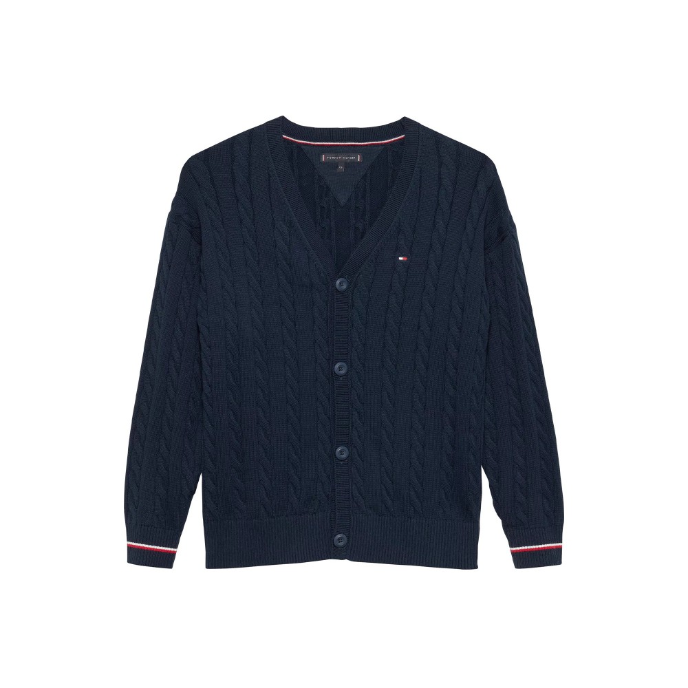 TOMMY HILFIGER Cardigan blu...
