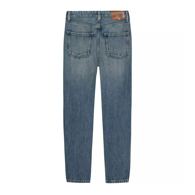 TOMMY HILFIGER Jeans straight fit bandiera bambino