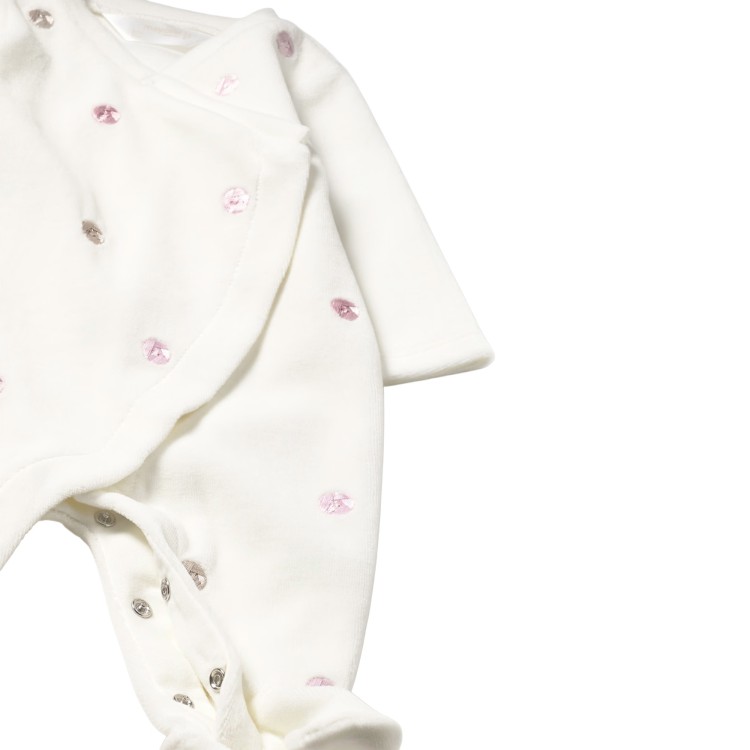 MAYORAL NEWBORN Set 2 tutine bianca e rosa neonata
