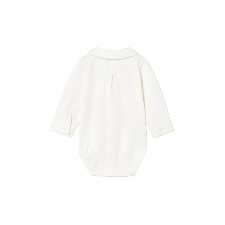 MAYORAL NEWBORN Body camicia bianco neonato