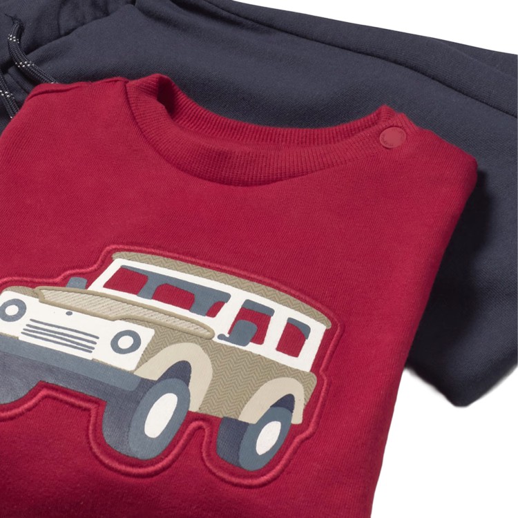 MAYORAL Tuta rossa e blu neonato