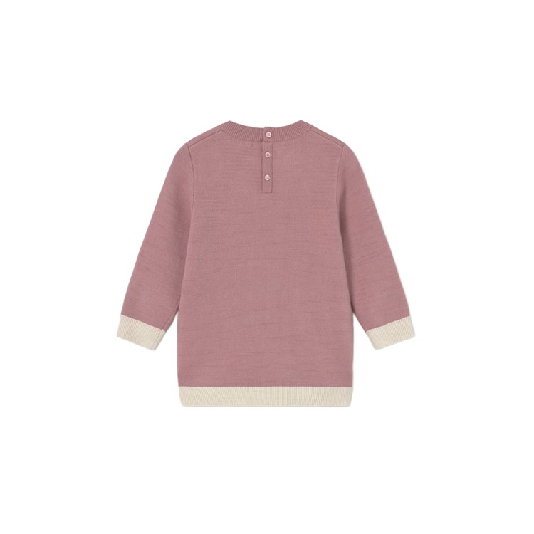 MAYORAL Abito rosa in maglia neonata